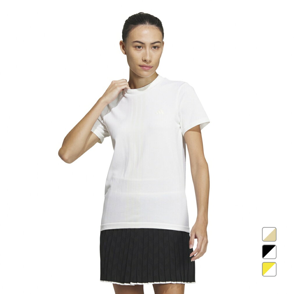 最大10％OFFクーポン 【11/20～11/27】 アディダス レディース ゴルフウェア 半袖シャツ 春 夏 ULT365 PRIMEKNITサイドシームレスモック (IKJ61) adidas