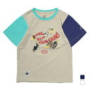 2025春夏 【アルペン限定モデル】 チャムス ジュニア キッズ 子供 アウトドア 半袖Tシャツ Kids Boobys SOTOASOBI MUSHITORI T CH21-1408 CHUMS