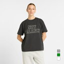 ニューバランス レディース 半袖 機能 Tシャツ オーバーサイズショートスリーブTシャツ AWT51134 スポーツウェア New Balance