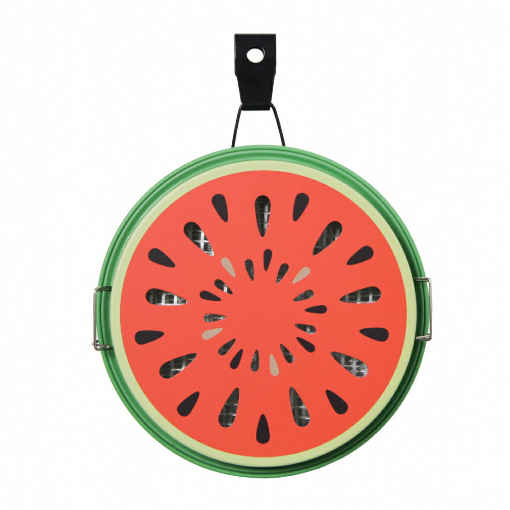 最大10％OFFクーポン 【11/20〜11/27】 現代百貨 ポータブル蚊遣り スイカ SK-90290 キャンプ 虫除け G..