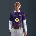 ナイキ メンズ サッカー ライセンスシャツ FCバルセロナ アカデミー プロ ホーム Dri-FIT サッカー プレマッチ ショートスリーブ トップ FCB H...