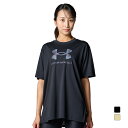 アンダーアーマー レディース 半袖 機能 Tシャツ UAテック オーバーサイズド ビッグロゴ Tシャツ 6007702 スポーツウェア UNDER ARMOUR