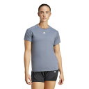最大10%OFFクーポン 【8/15~8/20】 アディダス レディース 半袖 Tシャツ AEROREADY トレイン エッセンシャルズ ミニマル ロゴ クルーネック半袖Tシャツ NEN26 JC9534 スポーツウェア ヨガウェア adidas