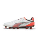 プーマ KING ULTIMATE キング アルティメット HG/AG 108822 サッカー スパイクシューズ 2E : ホワイト×レッド PUMA
