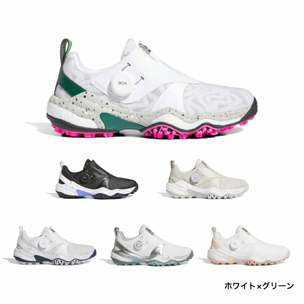 最大10％OFFクーポン 【11/4〜11/11】 アディダス ゴルフシューズ レディース ウィメンズ コードカオス 25 ボア ゴルフ シューレース式スパイクレスシューズ 2E adidas