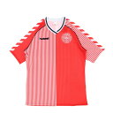 ヒュンメル メンズ サッカー/フットサル ライセンスシャツ デンマーク代表 1986 復刻ユニフォーム ホーム DBU 86 REPLICA JERSEY S/...