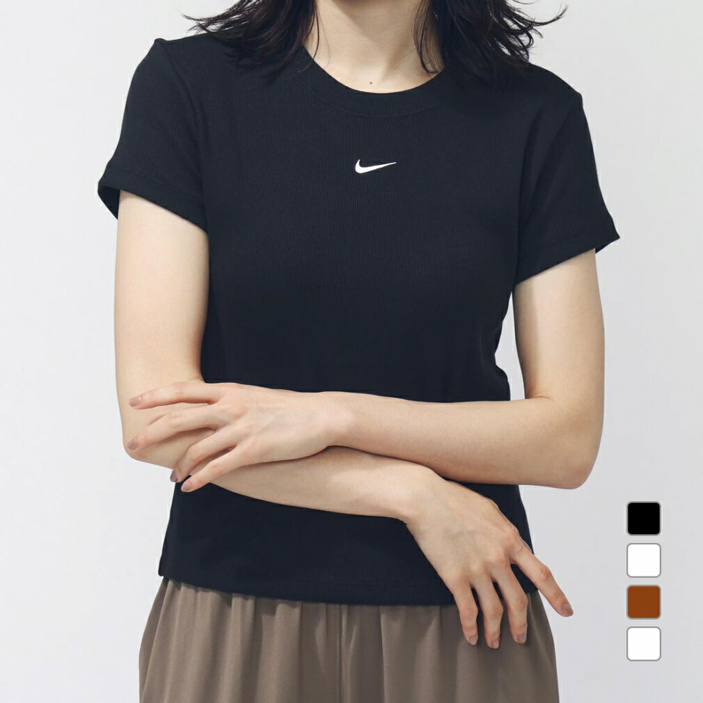 ナイキ レディース 半袖 Tシャツ ウィメンズ NSW リブ タイツ S/S Tシャツ HV4995 スポーツウェア NIKE