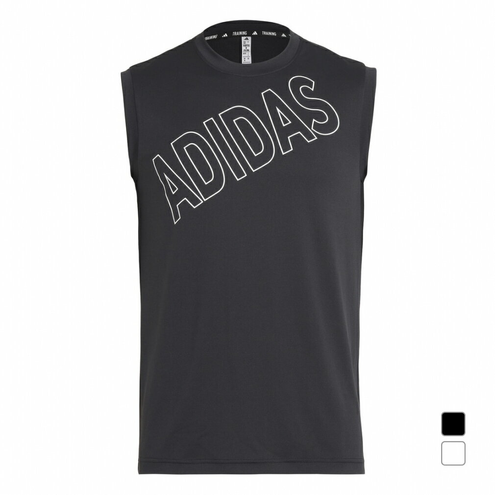 11/25限定★抽選で最大100%Pバック アディダス メンズ ノースリーブ COOL TRN NS TEE BIG LOGO タンクトップ ODS86 KK7...