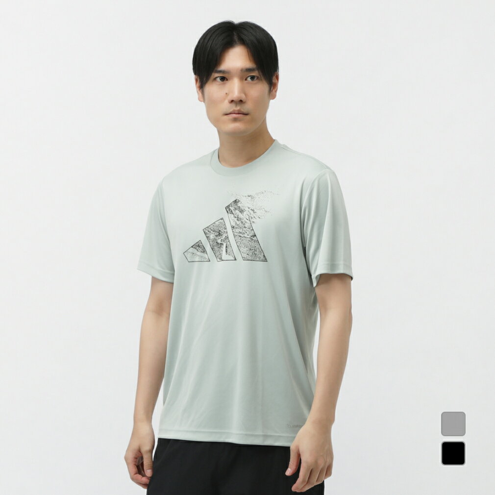 11/25限定★抽選で最大100%Pバック アディダス メンズ 半袖 機能 Tシャツ M CE LOGO ポリ Tシャツ AP DK115 JW8949 JW8...