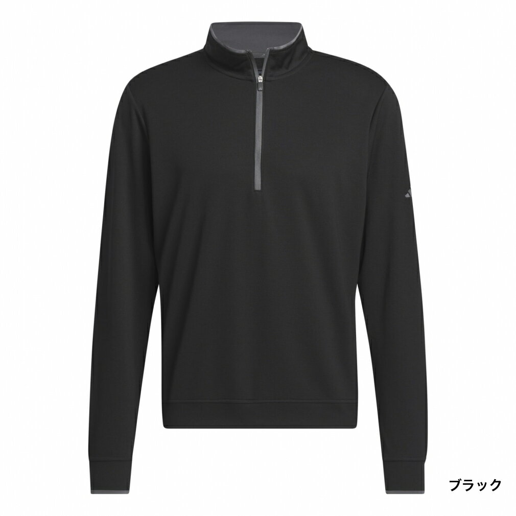 11/1限定★抽選で最大100％Pバック アディダス ゴルフウェア 長袖ウインドブレーカー 秋 冬 CORE LTWT 1/4 Z (KOW32) メンズ adidas ベストセレクト