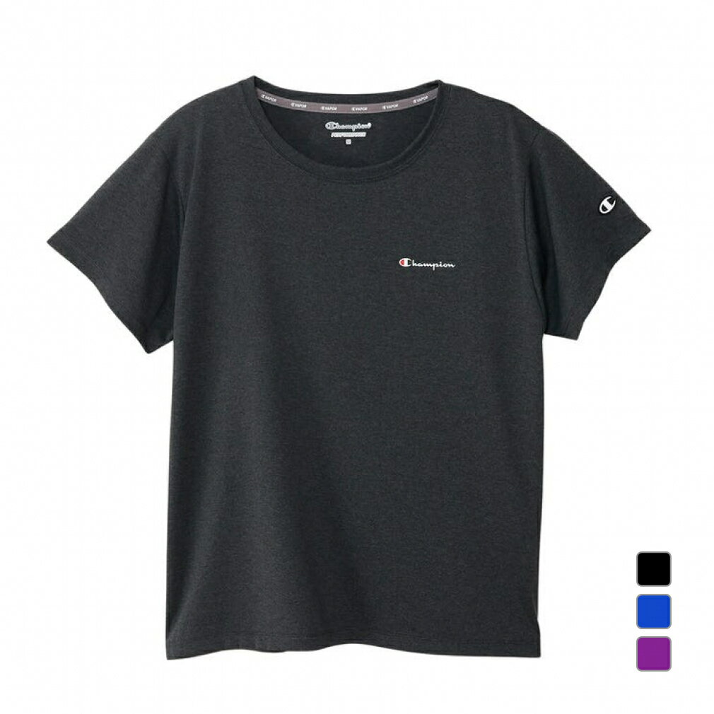 11/25限定★抽選で最大100%Pバック チャンピオン レディース 半袖 機能 Tシャツ SHORT SLEEVE T-SHIRT CW-BS301 スポーツ...