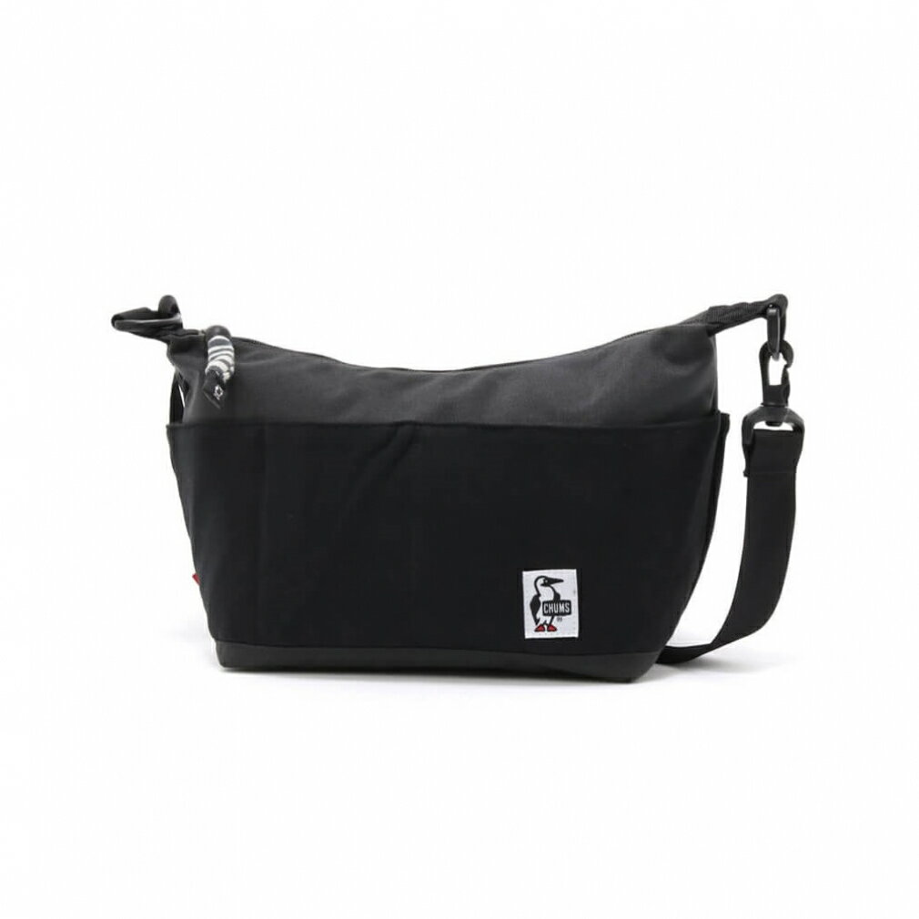 2025秋冬 チャムス Collect Shoulder Sweat Nylon CH60-3608 K018 トレッキング ショルダーバッグ : Black/Charcoal CHUMS