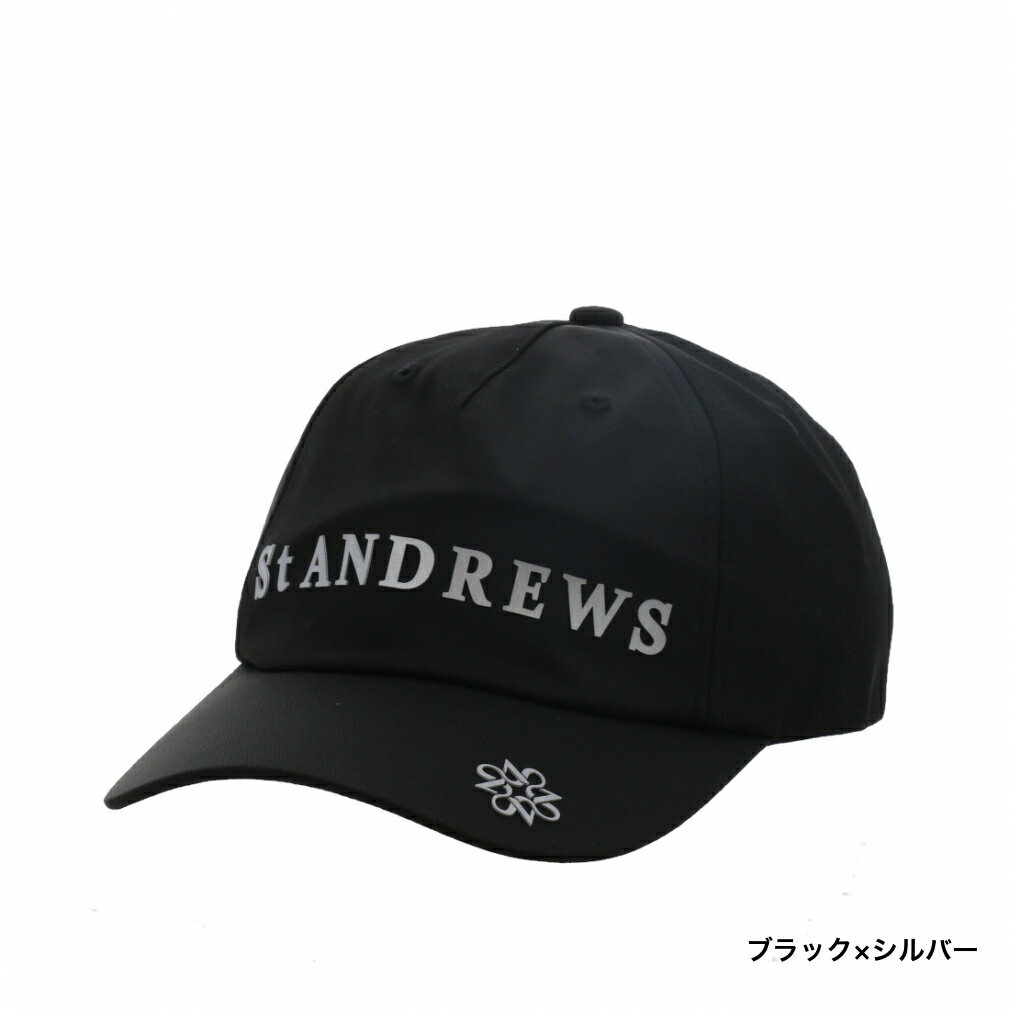 11/20限定★抽選で最大100％Pバック セントアンドリュース ゴルフウェア キャップ 秋 冬 ツイルロゴキャップ (0425287851) メンズ St ANDREWS