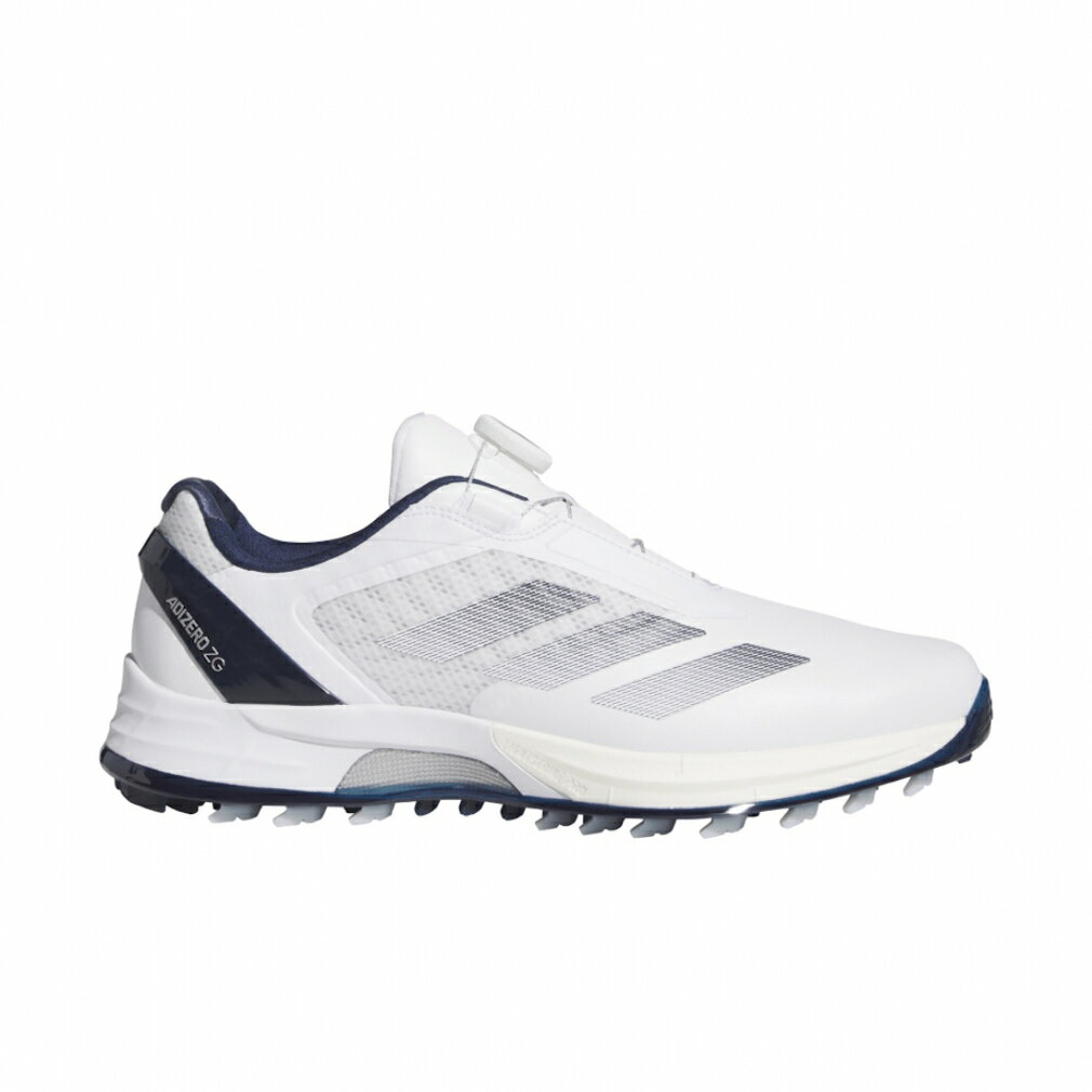 アディダス ゴルフシューズ アディゼロ ゼッドジー ロー ボア (JS1767) メンズ ゴルフ ダイヤル式スパイクレスシューズ 2E adidas