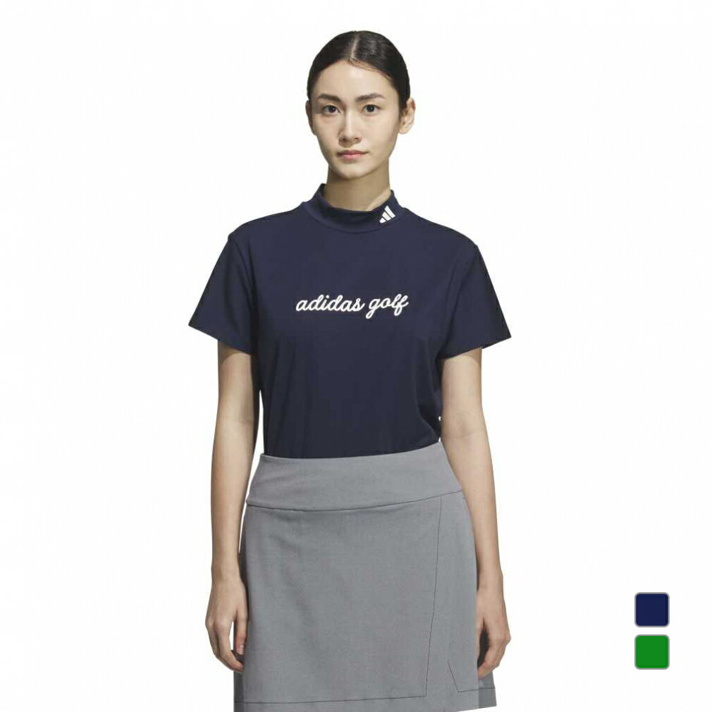 最大10％OFFクーポン 【11/20～11/27】 アディダス レディース ゴルフウェア 半袖シャツ 秋 冬 HEAT .RDY ストレッチ 半袖モックシャツ (JWJ93) adidas