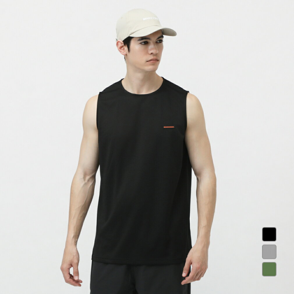 11/25限定★抽選で最大100%Pバック TIGORA by BEAMS DESIGN メンズ ノースリーブ 機能 シャツ ドライメッシュノースリーブTシャツ...