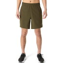 アシックス メンズ 陸上/ランニングウェア ショートパンツ マルチポケット7インチショーツ 2011D101 マルチポケットパンツ : カーキ asics