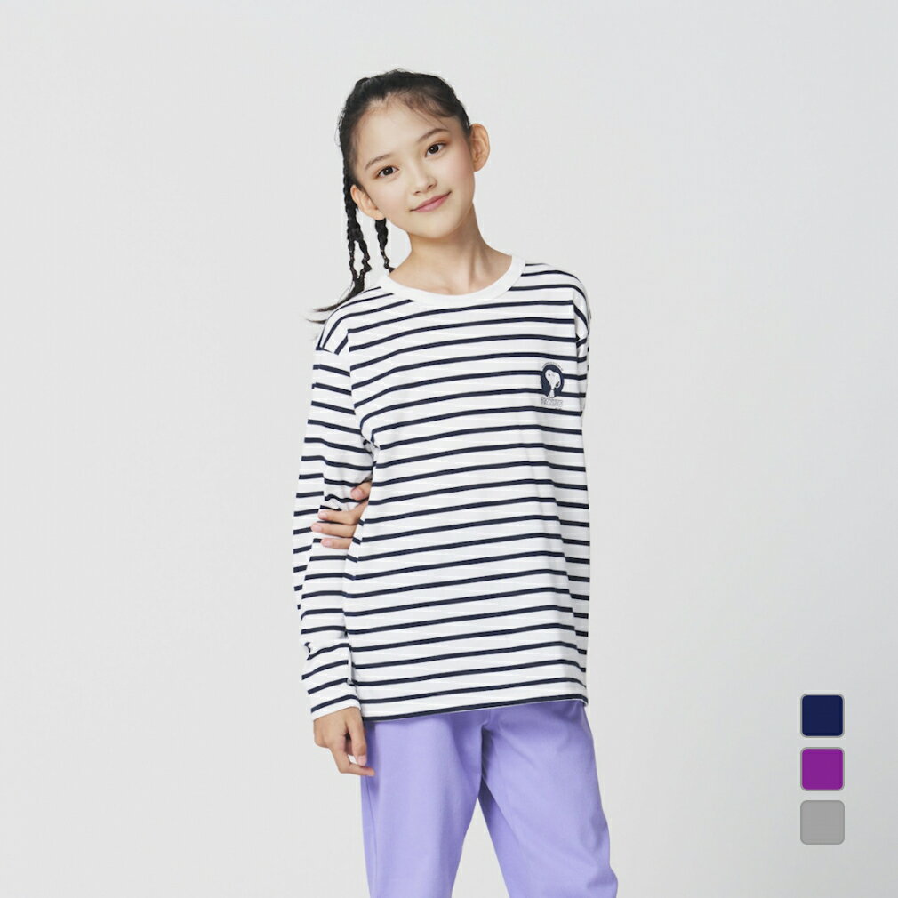 最大10％OFFクーポン 【11/30〜12/1】 ピーナッツ スヌーピー ジュニア キッズ 子供 長袖 Tシャツ ボー..