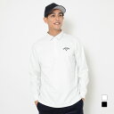 キャロウェイ ゴルフウェア 半袖シャツ 秋 冬 千鳥プリント裏起毛長袖シャツ (C25233115) メンズ Callaway