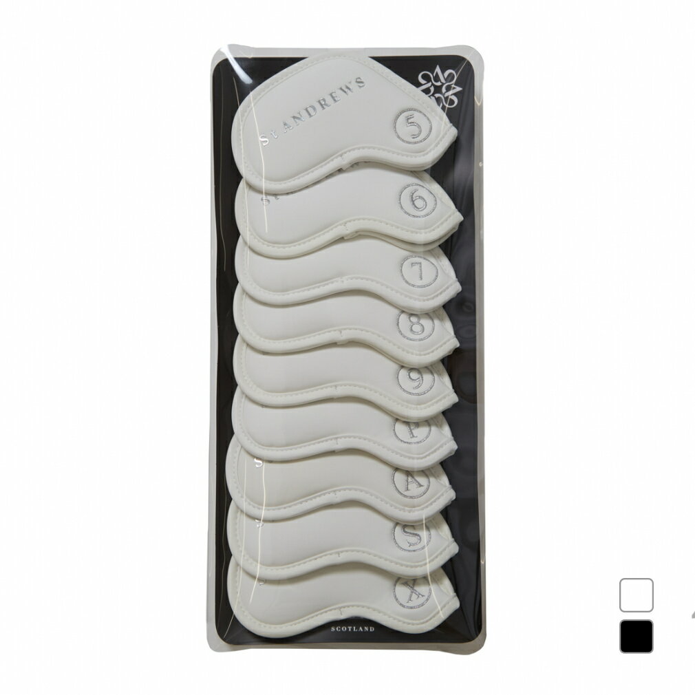 最大10%OFFクーポン 【11/20〜11/27】 セントアンドリュース アイアンカバーセット (0426984210) ゴルフ アイアンカバー St AND...