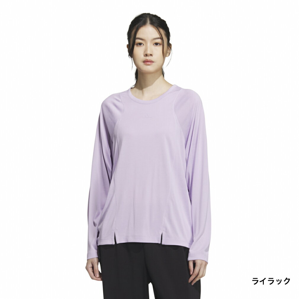 アディダス レディース 長袖 機能 Tシャツ ラックスフロー ルーズフィット 長袖Tシ...