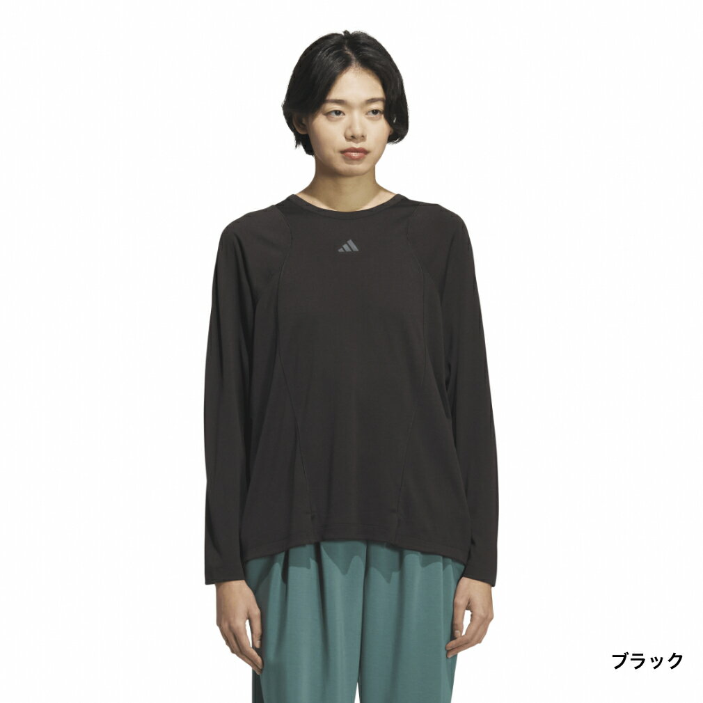 アディダス レディース 長袖 機能 Tシャツ ラックスフロー ルーズフィット 長袖Tシ...