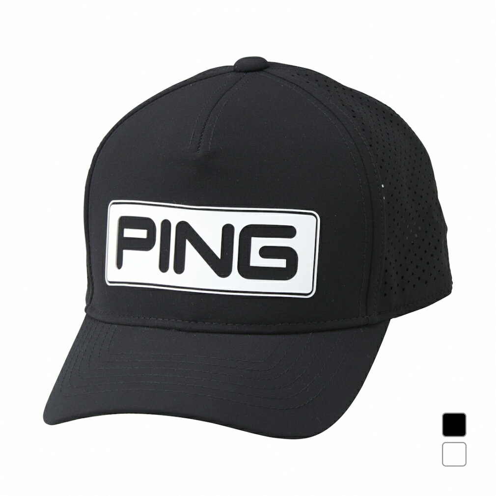 11/20限定★抽選で最大100％Pバック ピン ゴルフウェア キャップ 春 夏 HW-T2501 ツアーキャップ (38205-01) メンズ PING