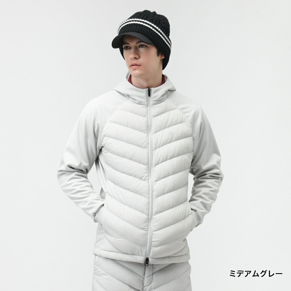 ティゴラ ゴルフウェア ダウンジャケット 秋 冬 ハイブリッドダウンジャケット (TR-1W1635FHD) メンズ TIGORA