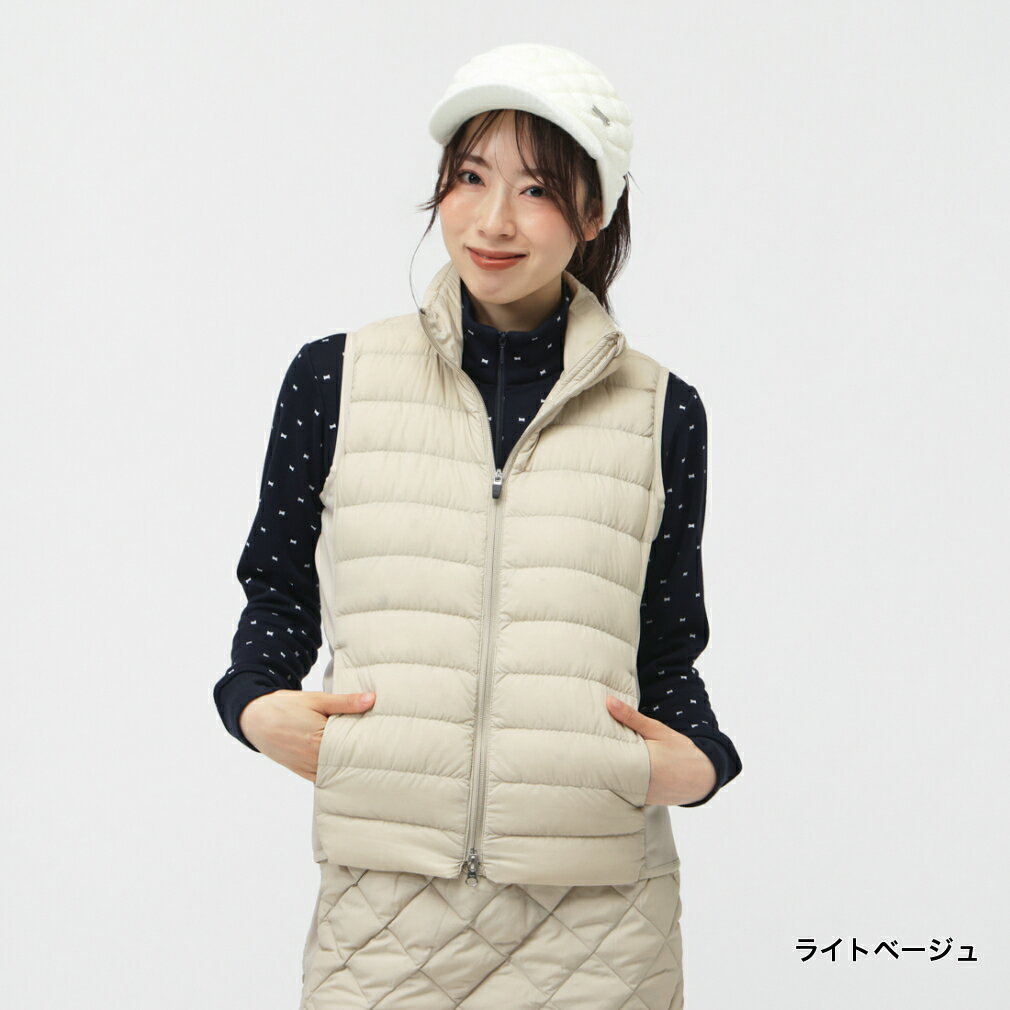 11/15限定★抽選で最大100％Pバック ティゴラ レディース ゴルフウェア ダウンベスト 秋 冬 ダウンベスト (TR-1W2635DV) レディース TIGORA