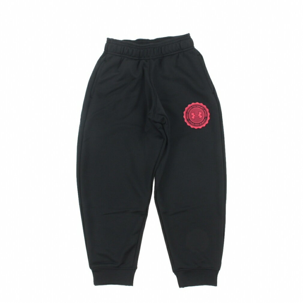 11/15限定★抽選で最大100％Pバック アンダーアーマー ジュニア キッズ 子供 スウェット ロングパンツ UAテック テリー オーバーサイズド カレッジ クレスト ロゴ ジョガーパンツ 6007826 001 UNDER ARMOUR