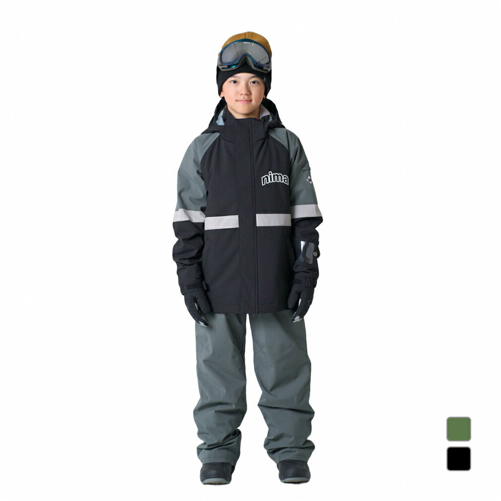 最大10％OFFクーポン 【11/20〜11/27】 ニーマ ジュニア キッズ 子供 スキー ウェア上下セット ジュニ..