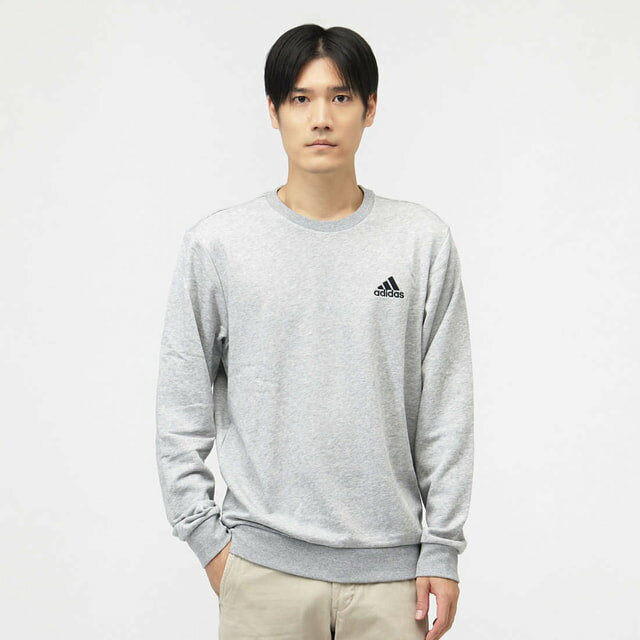 最大10％OFFクーポン 【8/4〜8/11】 アディダス メンズ スウェット トレーナー エッセンシャルズ エンブロイダード スモール ロゴ スウェットシャツ 29214 GK9118 GK9119 GK9094 スポーツウェア adidas