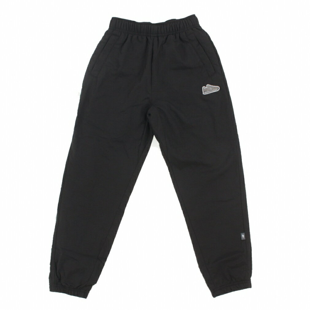 ニューバランス ジュニア キッズ 子供 ウインドパンツ シューパッチウインドパンツ 裏起毛 ABP55565 BL..