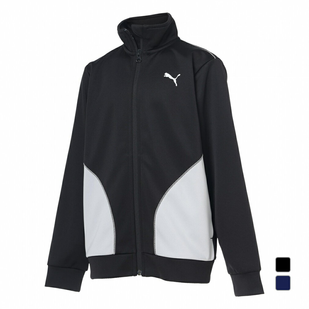 最大10％OFFクーポン 【11/30～12/1】 プーマ ジュニア キッズ 子供 長袖 ジャージ ジャケット トレーニング JKT 689978 スポーツウェア PUMA