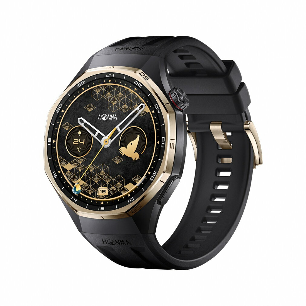 【距離計】 ファーウェイ Honma x HUAWEI WATCH GT6 Pro 46mm ゴルフ 距離測定器 距離計 時計 ゴルフナビ GPSゴルフナビ GPSナビ HUAWEI