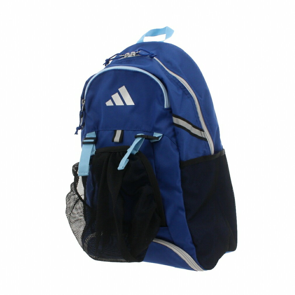最大10%OFFクーポン 【11/20〜11/27】 アディダス ボール用デイパック 24L 青色 (外付けネットタイプ) ADP43B サッカー/フットサル ...