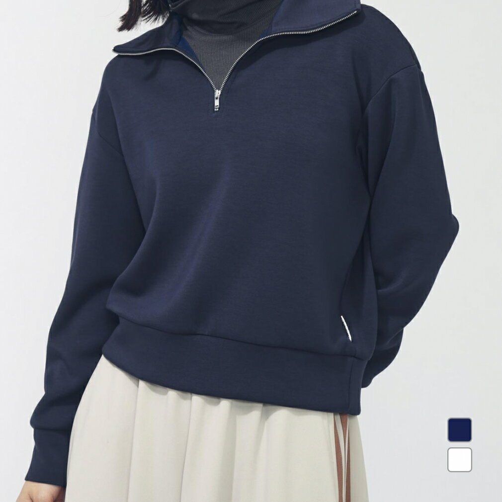  ティゴラ レディース スウェット ハーフジップ スウェットハーフジッププルオーバー TR-9C2595TJ スポーツウェア TIGORA