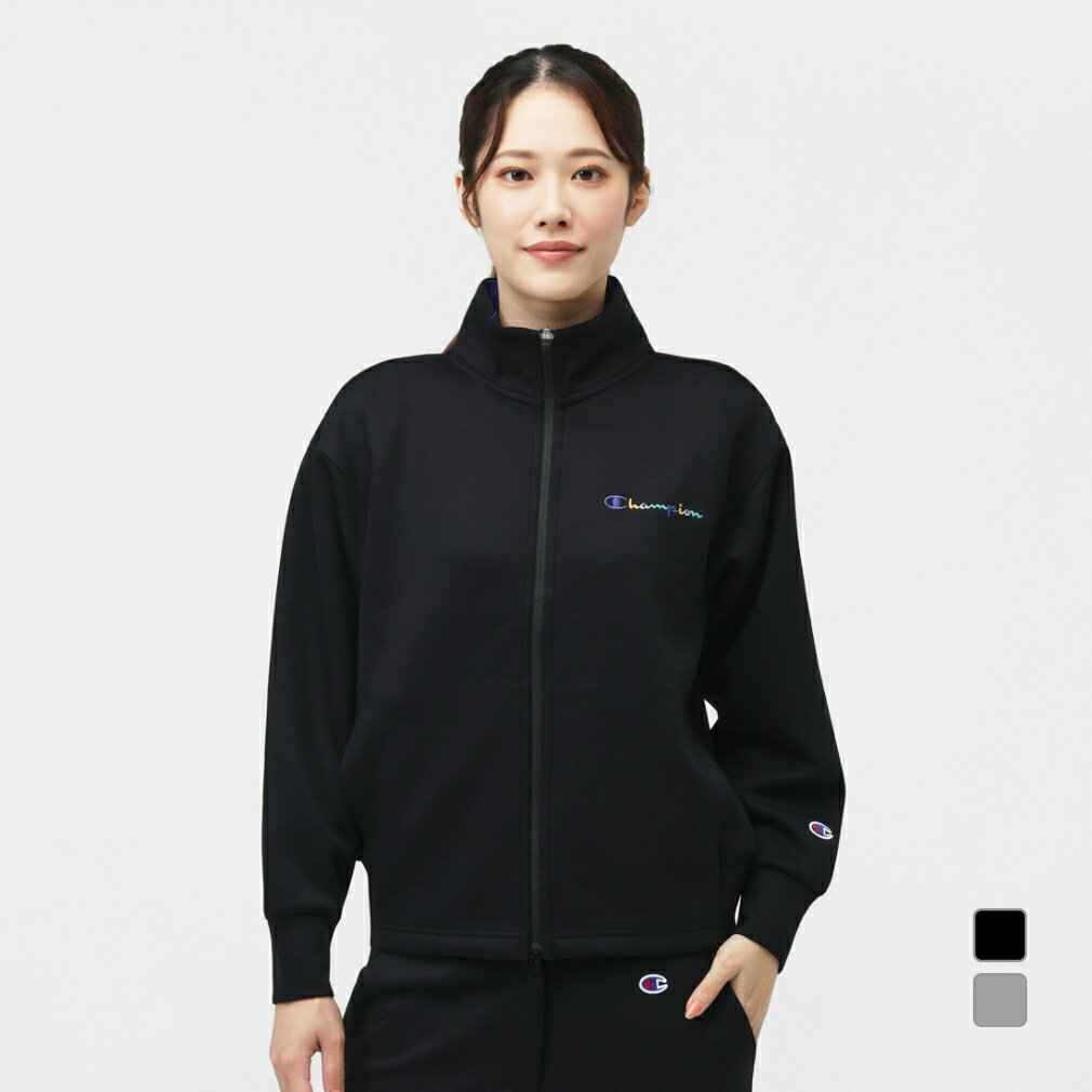 11/5限定★抽選で最大100％Pバック チャンピオン レディース ゴルフウェア アウターウェア 秋 冬 テックウイ-ブスウエットジップジャケット (CW-CG604) Champion