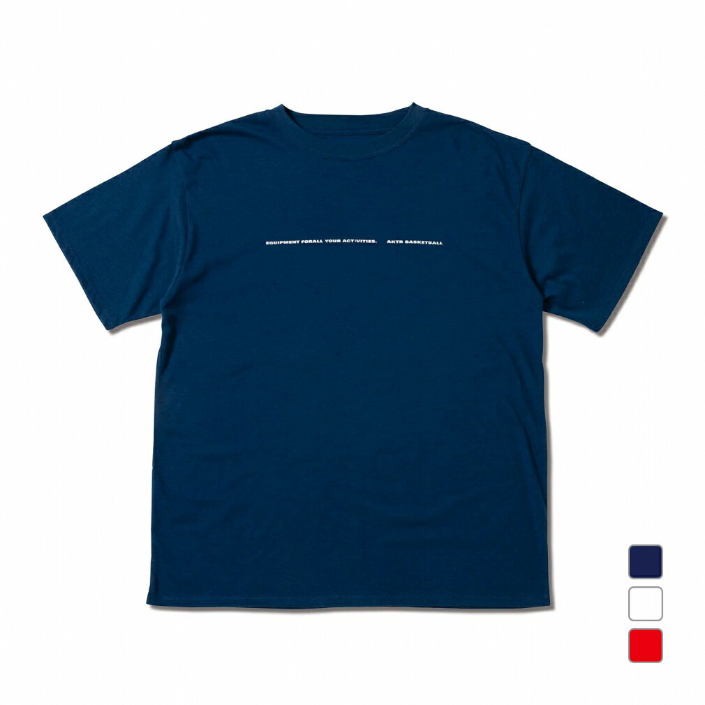 アクター メンズ レディス バスケットボール 半袖Tシャツ WILD-CARD LOOSE FIT T/C TEE 225-014005 AKTR