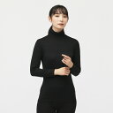 ティゴラ iHEAT アイヒート 吸湿発熱 レディース 長袖 インナーシャツ +5℃インナー レディース タートルネック長袖インナー TR-9CA2625TLB...