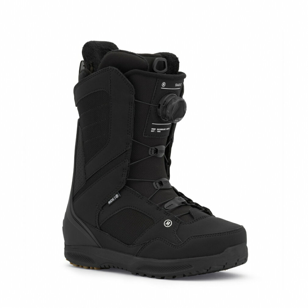 最大10％OFFクーポン 【11/20～11/27】 ライド セイジ ブラック_SAGE BLACK RD25126800 25-26年モデル レディース スノーボード ブーツ スノボ ： ブラック RIDE