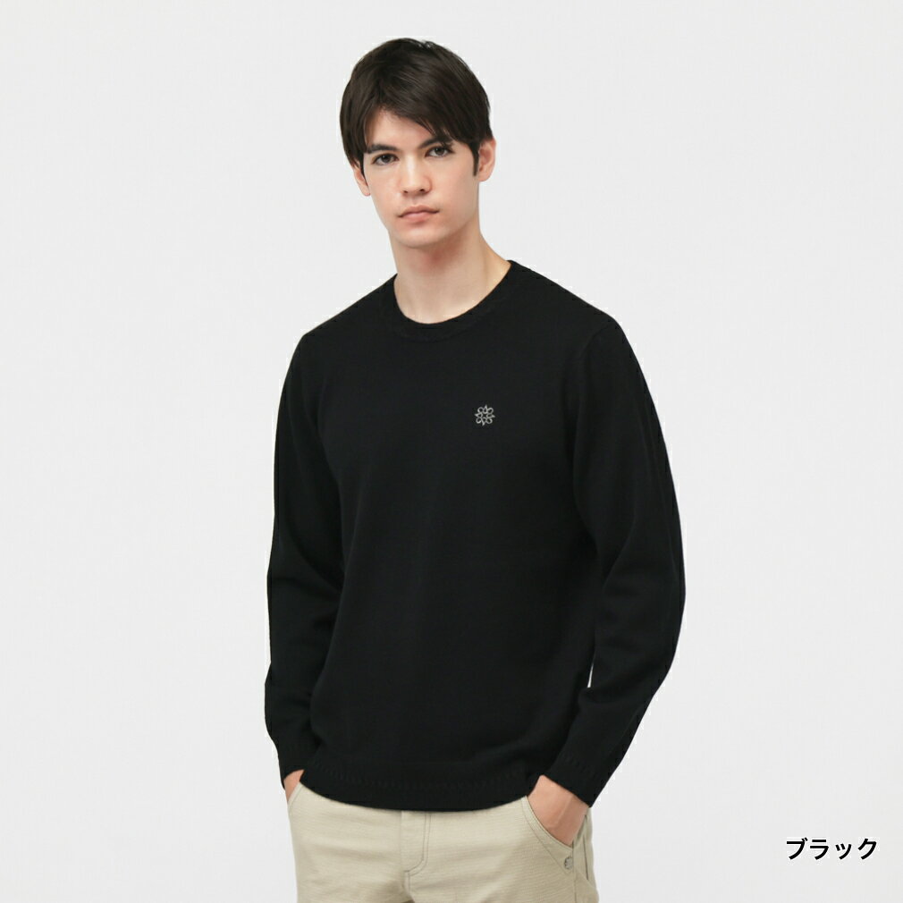 11/5限定★抽選で最大100％Pバック セントアンドリュース ゴルフウェア 長袖セーター 秋 冬 9G天竺プルオーバーニット (0425270001) メンズ St ANDREWS