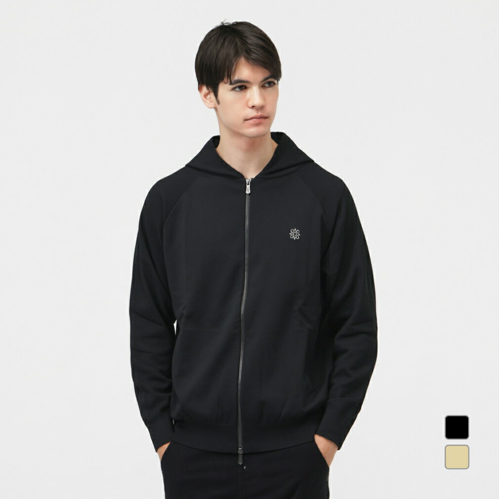 11/5限定★抽選で最大100％Pバック セントアンドリュース ゴルフウェア 長袖トレーナー 秋 冬 14G天竺×鹿の子フルジップニットフーディ (0425272051) メンズ St ANDREWS