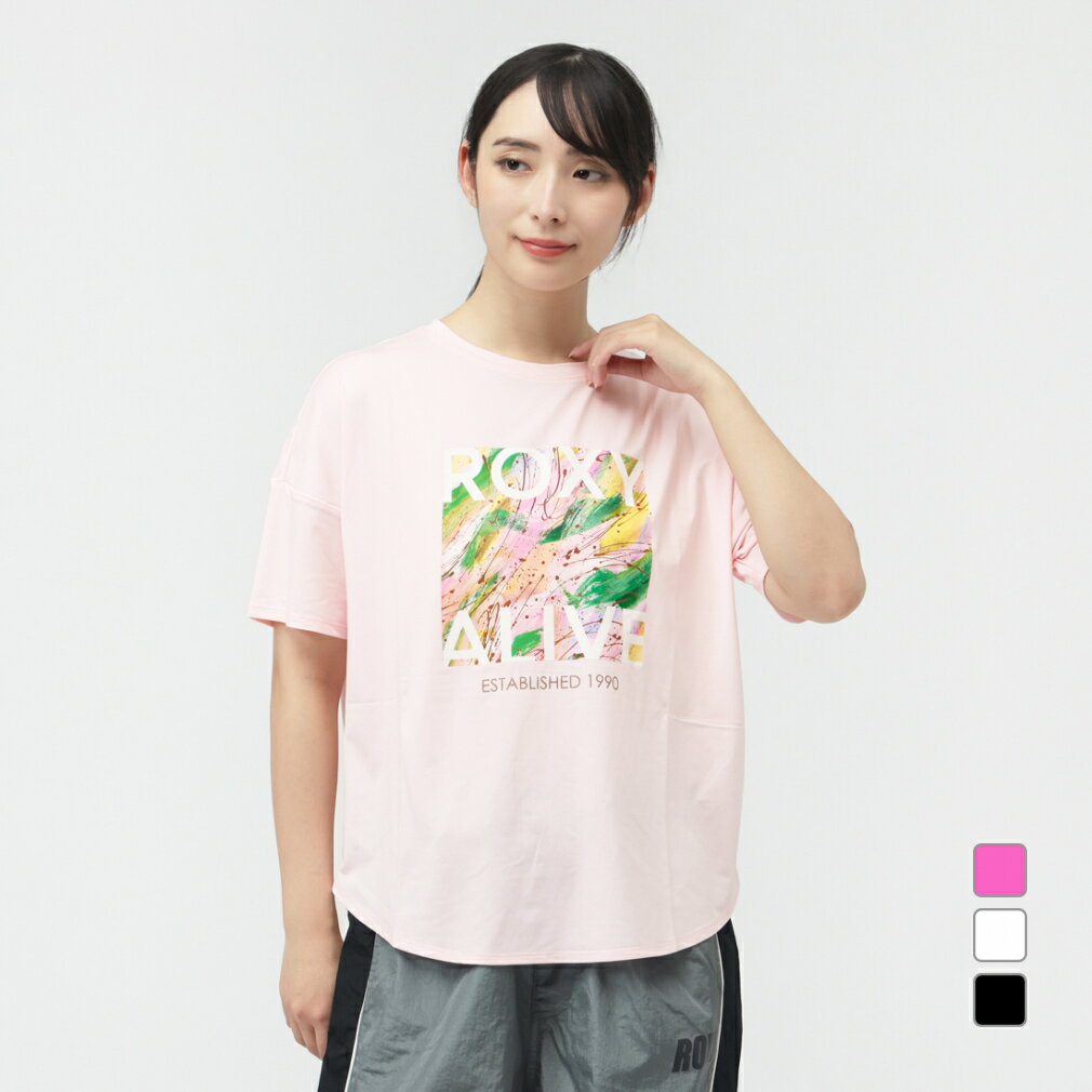 11/25限定★抽選で最大100%Pバック ロキシー レディース 半袖 Tシャツ HAVE A GREAT DAY S/S TEE RST254522 スポーツ...