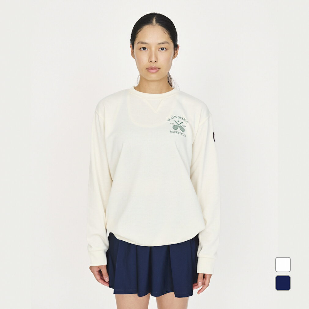 ティゴラバイビームスデザイン メンズ レディス テニス トレーナー ドライ裏毛スウェット TRBM-2TW3605..