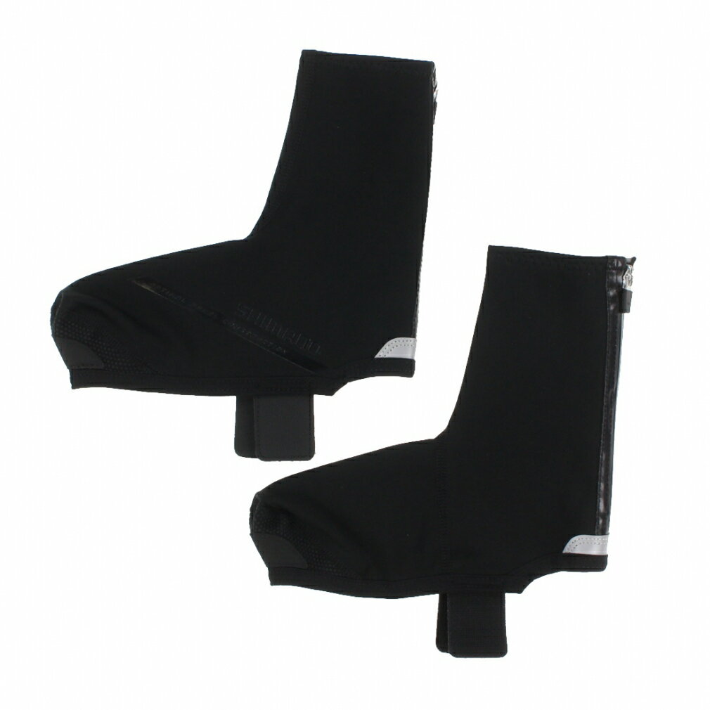 11/25限定★抽選で最大100%Pバック シマノ バイシクル プロテクター DUAL ソフトシェルシューカバー : ブラック SHIMANO