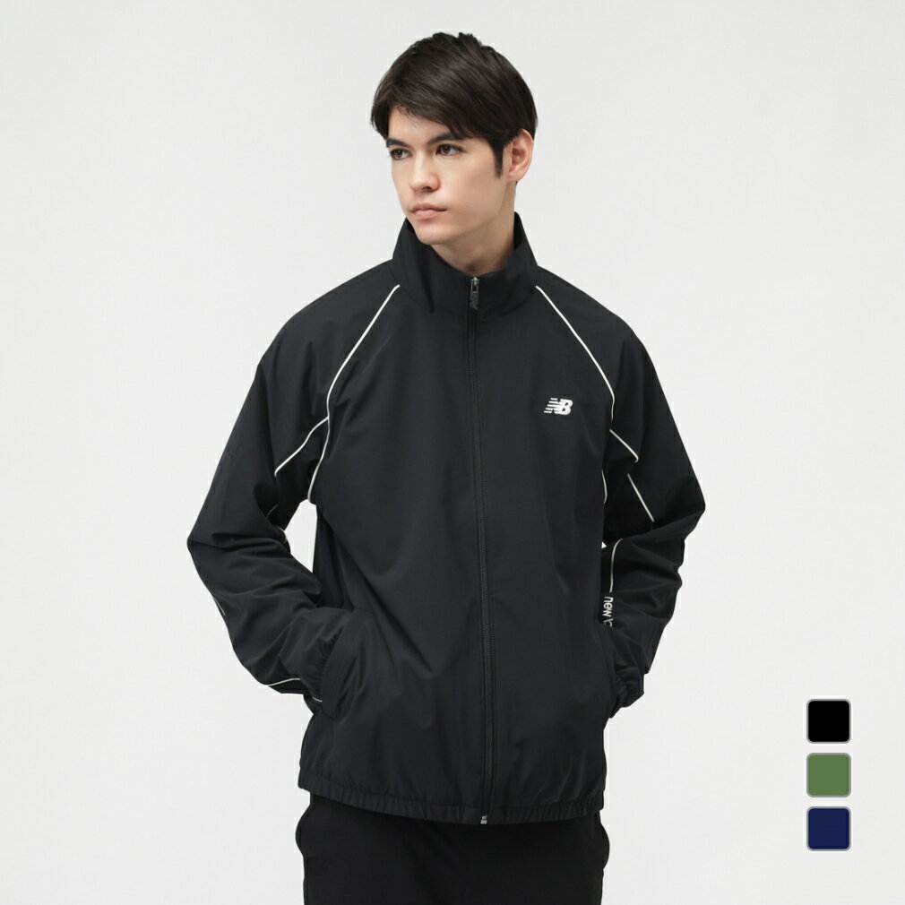 ニューバランス メンズ ウインドジャケット ウーブントラックジャケット 裏トリコット起毛 AMJ53171 スポーツウェア New Balance