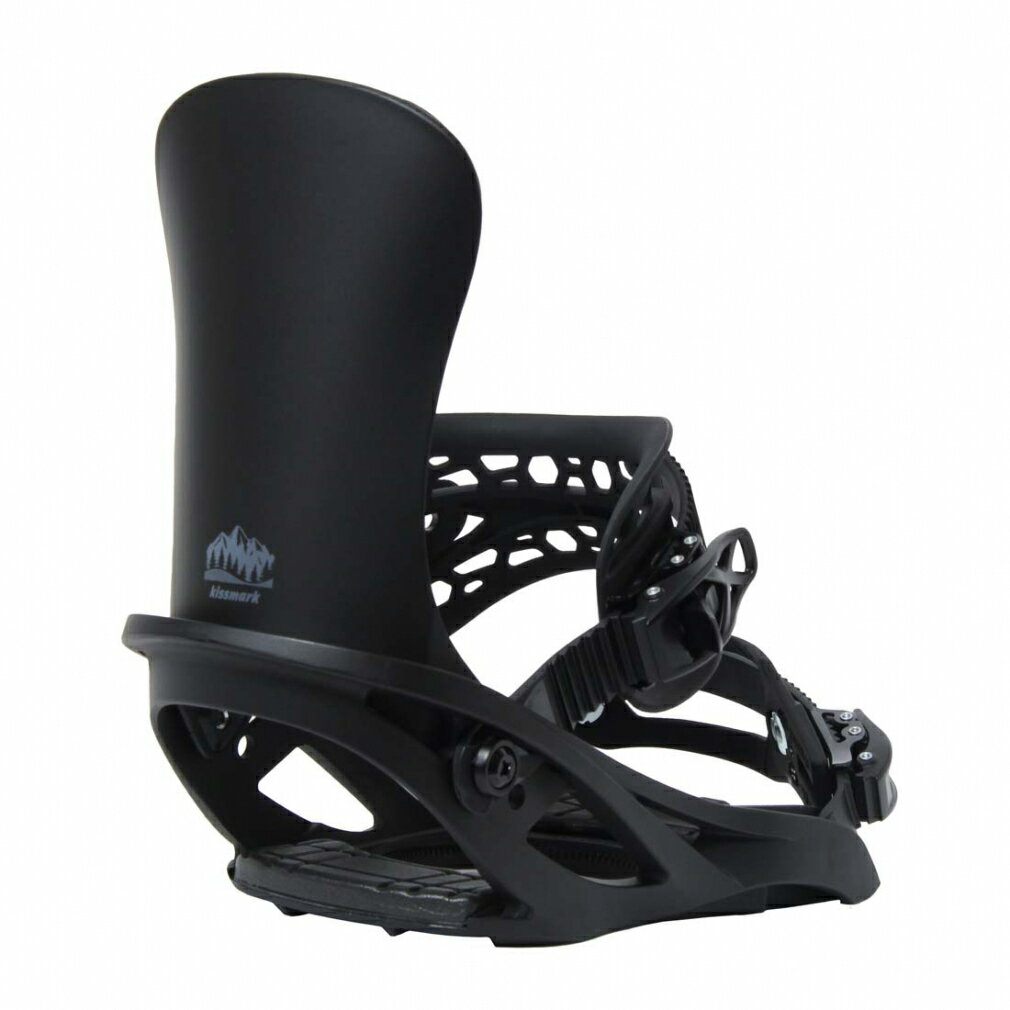最大10％OFFクーポン 【11/20～11/27】 キスマーク アンリミット UN;LIMIT 25-26年モデル スノーボード ストラップビンディング スノボ ： ブラック kissmark