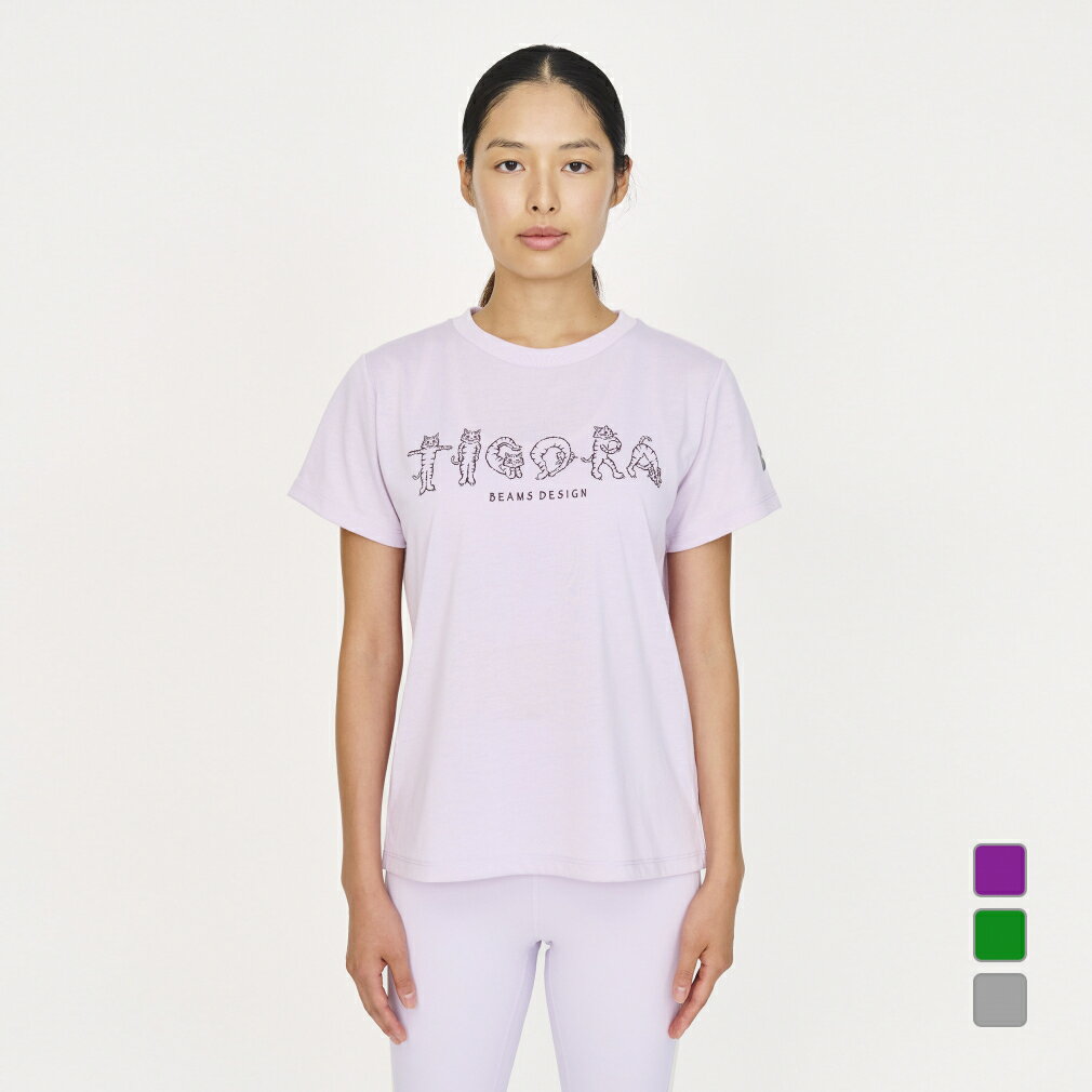 11/25限定★抽選で最大100%Pバック TIGORA by BEAMS DESIGN レディース 半袖 Tシャツ グラフィックTシャツ TRBM-3P258...