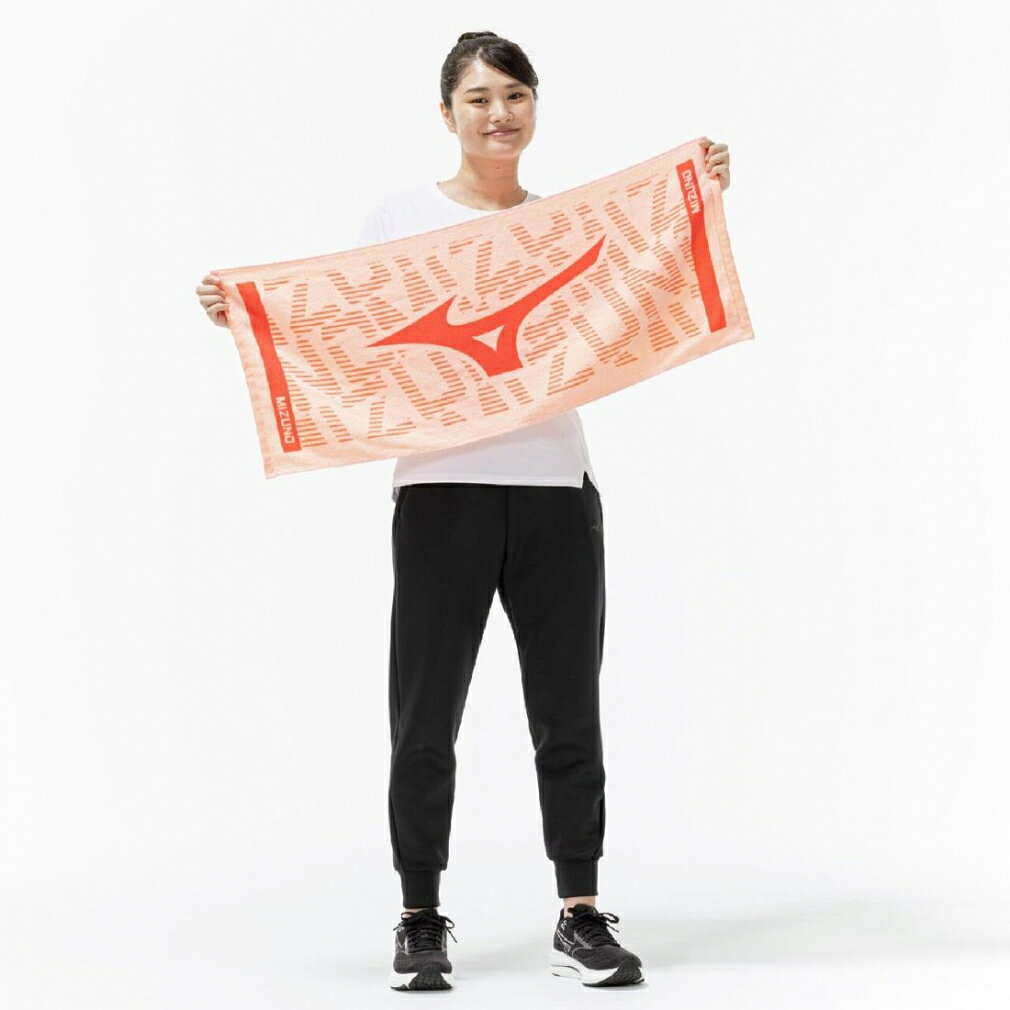 最大10％OFFクーポン 【3/18〜3/26】 ミズノ タオル 今治製：グラフィックフェイスタオル 箱入り 83×34cm 32JYD11254 MIZUNO